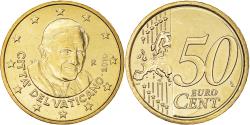 World Coins - VATICAN CITY, 50 Euro Cent, 2010, Rome, , Brass, KM:387