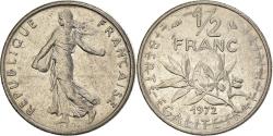 World Coins - Coin, France, Semeuse, 1/2 Franc, 1972, Paris, , Nickel, KM:931.1