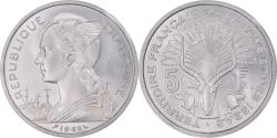 World Coins - Coin, FRENCH AFARS & ISSAS, 5 Francs, 1968, Paris, ESSAI, , Aluminium