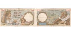 World Coins - France, 100 Francs, Sully, 1941-02-06, B.18995, EF(40-45)