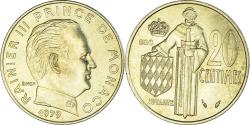 World Coins - Coin, Monaco, Rainier III, 20 Centimes, 1979, , Aluminum-Bronze