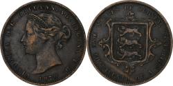 World Coins - Jersey, Victoria, 1/13 Shilling, 1870, Bronze, , KM:5