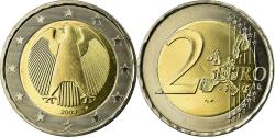 World Coins - GERMANY - FEDERAL REPUBLIC, 2 Euro, 2003, , Bi-Metallic, KM:214