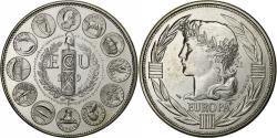 World Coins - France, Medal, Ecu Europa, Marianne, 1989, Copper-nickel,