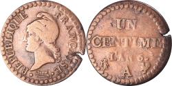 World Coins - Coin, France, Dupré, Centime, AN 6, Paris, , Bronze, KM:646