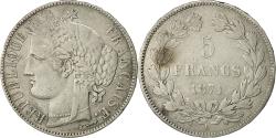 World Coins - Coin, France, Cérès, 5 Francs, 1871, Bordeaux, , Silver, KM:818.2