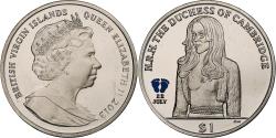 World Coins - BRITISH VIRGIN ISLANDS, Elizabeth II, Dollar, Duchesse de Cambridge, 2013