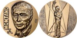 World Coins - France, Medal, Yves Montand, Bronze, Lovy,