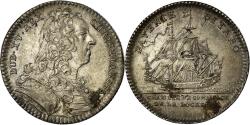 World Coins - France, Token, Louis XV, Chambre de Commerce de La Rochelle, History,