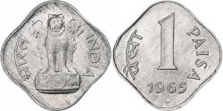 World Coins - India, Paisa, 1965, Bombay, Aluminum,