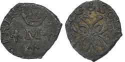 World Coins - Principality of Orange, Maurice de Nassau, Liard à l'M, 1618-1625, Orange