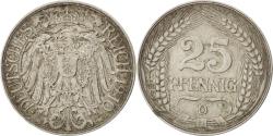 World Coins - Coin, GERMANY - EMPIRE, Wilhelm II, 25 Pfennig, 1910, Munich, , Nickel