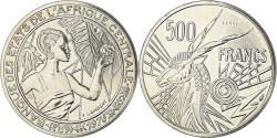World Coins - Coin, Central African States, 500 Francs, 1976, Paris, , Nickel, KM:E9