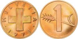 World Coins - Switzerland, Rappen, Croix Suisse, 1978, Bern, Proof, Bronze, , KM:46
