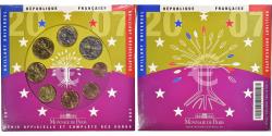 World Coins - France, Monnaie de Paris, Euro-Set, 2007, BU,