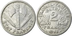 World Coins - Coin, France, Bazor, 2 Francs, 1943, Beaumont - Le Roger, , Aluminum