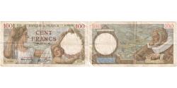 World Coins - France, 100 Francs, 1939, G.20580,Sully, VF(20-25), Fayette:26.49, KM:94