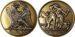 World Coins - France, Medal, L'Empereur Napoléon Abdique, Denon, Restrike, , Bronze
