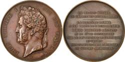 World Coins - France, Medal, Louis Philippe I, Politics, Society, War, 1838, Barre,
