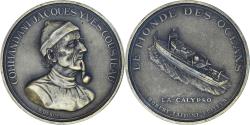 World Coins - France, Medal, Commandant Jacques Yves Cousteau, Shipping, Duboc,
