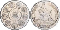 World Coins - France, Medal, Ecu Europa, Europe Assise, 1981, MDP, Copper-nickel, Rodier