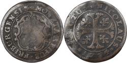 World Coins - City of Fribourg, 2 Kreuzer, 1754, Billon,