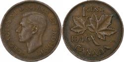 World Coins - Canada, Cent, 1946