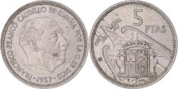 World Coins - Coin, Spain, Caudillo and regent, 5 Pesetas, 1974, , Copper-nickel
