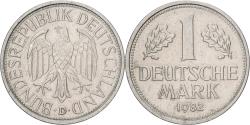 World Coins - Federal Republic of Germany, Mark, 1982, Munich, Copper-nickel,
