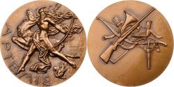 World Coins - France, Medal, Artemis, Déesse de la Chasse, Bronze, Delamarre,