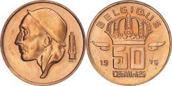 World Coins - Coin, Belgium, Baudouin I, 50 Centimes, 1976, , Bronze, KM:148.1
