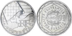 World Coins - France, 10 Euro, Euros des régions, Bretagne, 2010, Monnaie de Paris, Silver