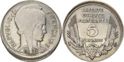 World Coins - Coin, France, Bazor, 5 Francs, 1933, Paris, Fautée, , Nickel, KM:887