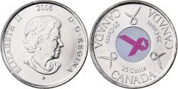 World Coins - Canada, Elizabeth II, 25 Cents, 2006, Royal Canadian Mint, Nickel plated steel