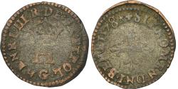 World Coins - Coin, France, Henri III, Liard, 1578, Poitiers, , Billon, Sombart:4308