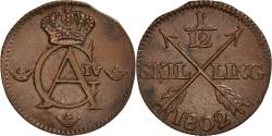 World Coins - Coin, Sweden, Gustaf IV Adolf, 1/12 Skilling, 1802, , Copper, KM:563
