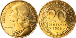 World Coins - Coin, France, Marianne, 20 Centimes, 1998, Paris, , Aluminum-Bronze
