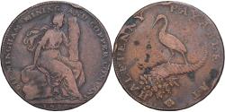 World Coins - United Kingdom, 1/2 Penny, 1792, Birmingham, Copper,