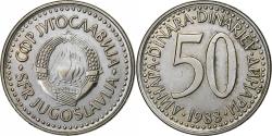 World Coins - Coin, Yugoslavia, 50 Dinara, 1988, , Copper-Nickel-Zinc, KM:113