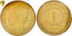 World Coins - Coin, France, Morlon, Franc, 1941, Paris, PCGS, MS65,