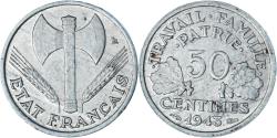 World Coins - Coin, France, 50 Centimes, 1943