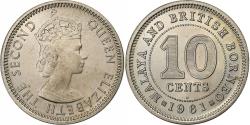 World Coins - MALAYA & BRITISH BORNEO, 10 Cents, 1961, Copper-nickel, , KM:2