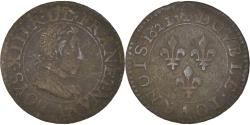 World Coins - Coin, France, Louis XIII, Double tournois, buste juvénile, Double Tournois