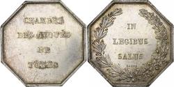 World Coins - France, Token, Chambre des Avoués de Tours, n.d., Silver,