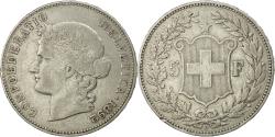 World Coins - Coin, Switzerland, 5 Francs, 1892, Bern, , Silver, KM:34