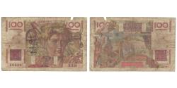 World Coins - France, 100 Francs, Jeune Paysan, 1948, R.233, VG(8-10), Fayette:28.17, KM:128b