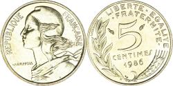 World Coins - Coin, France, Marianne, 5 Centimes, 1986, Paris, , Aluminum-Bronze