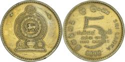 World Coins - Coin, Sri Lanka, 5 Rupees, 2002, , Nickel-brass, KM:148.2