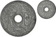 World Coins - Coin, France, Lindauer, 20 Centimes, 1945, Paris, , Zinc, KM:907.1