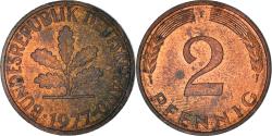 World Coins - Coin, GERMANY - FEDERAL REPUBLIC, 2 Pfennig, 1977, Stuttgart, , Copper